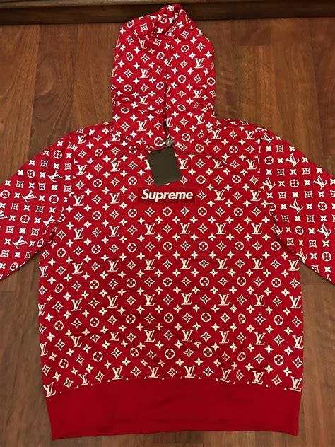 buy louis vuitton supreme sweater|supreme louis vuitton hoodie xxl.